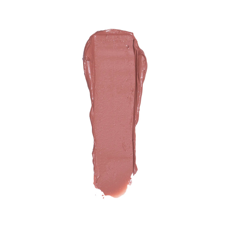 Nude-coloured lipstick swatch on a white background