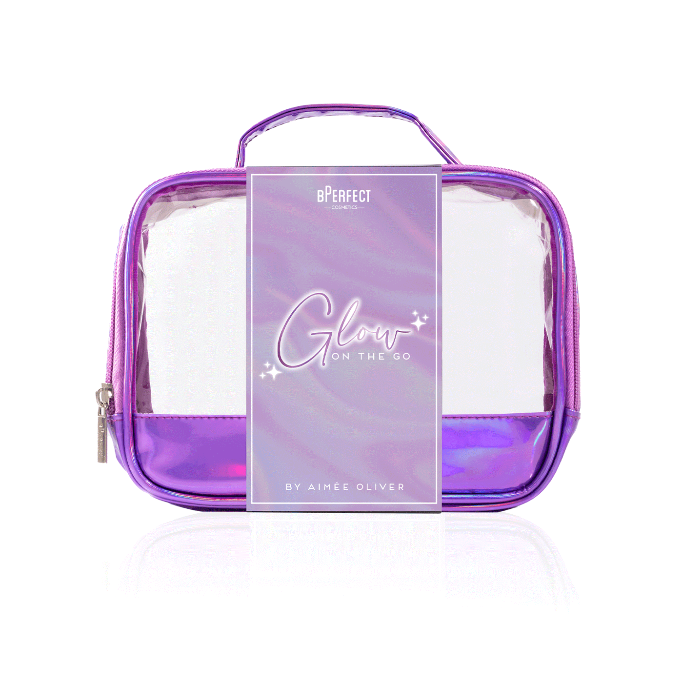 Pink holographic duffle bag on sale