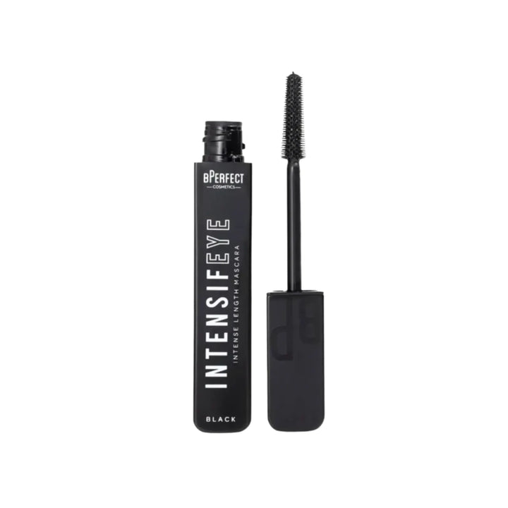 Black mascara with open on a white background