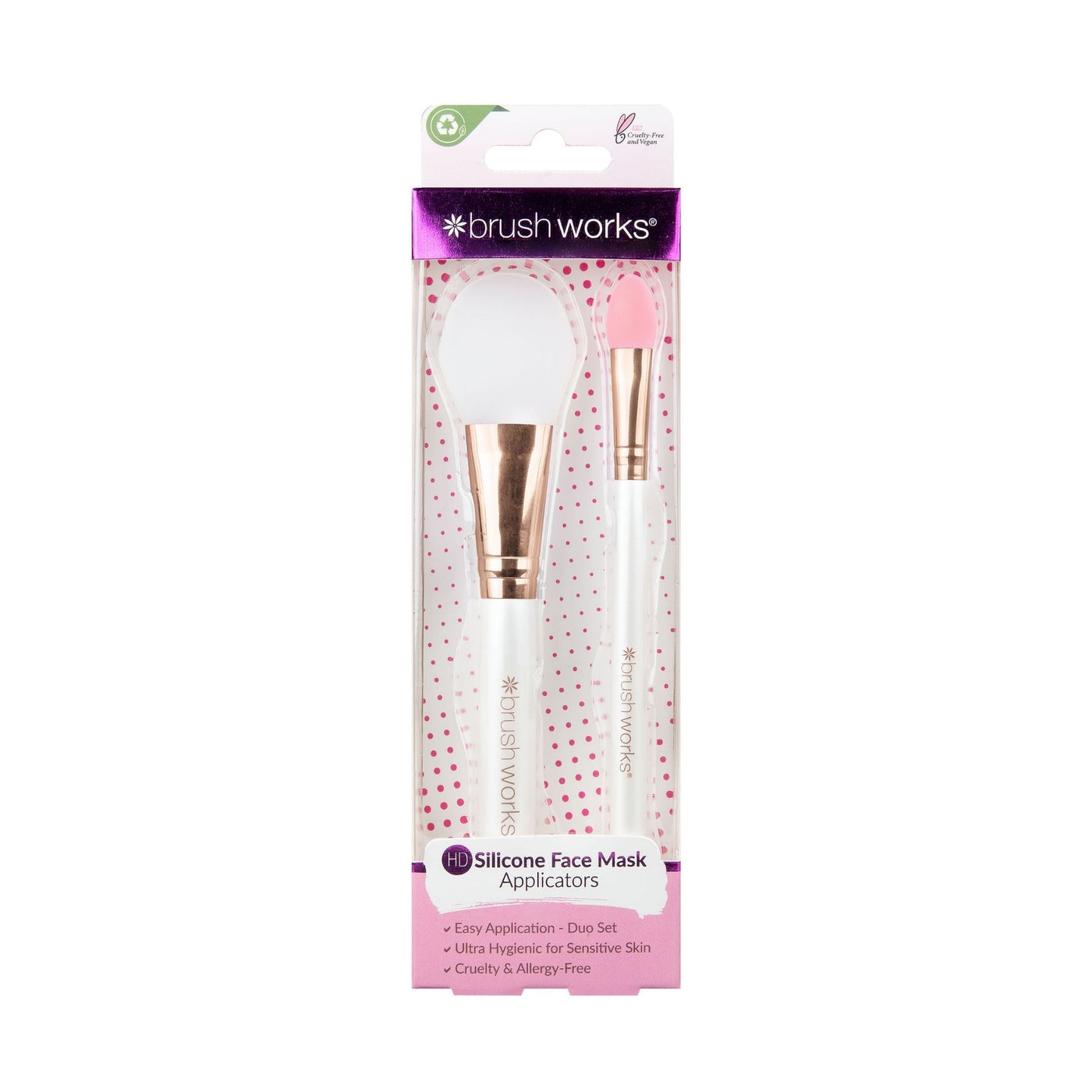 Brushworks - Silicone Face Mask Applicators - 2 Pack