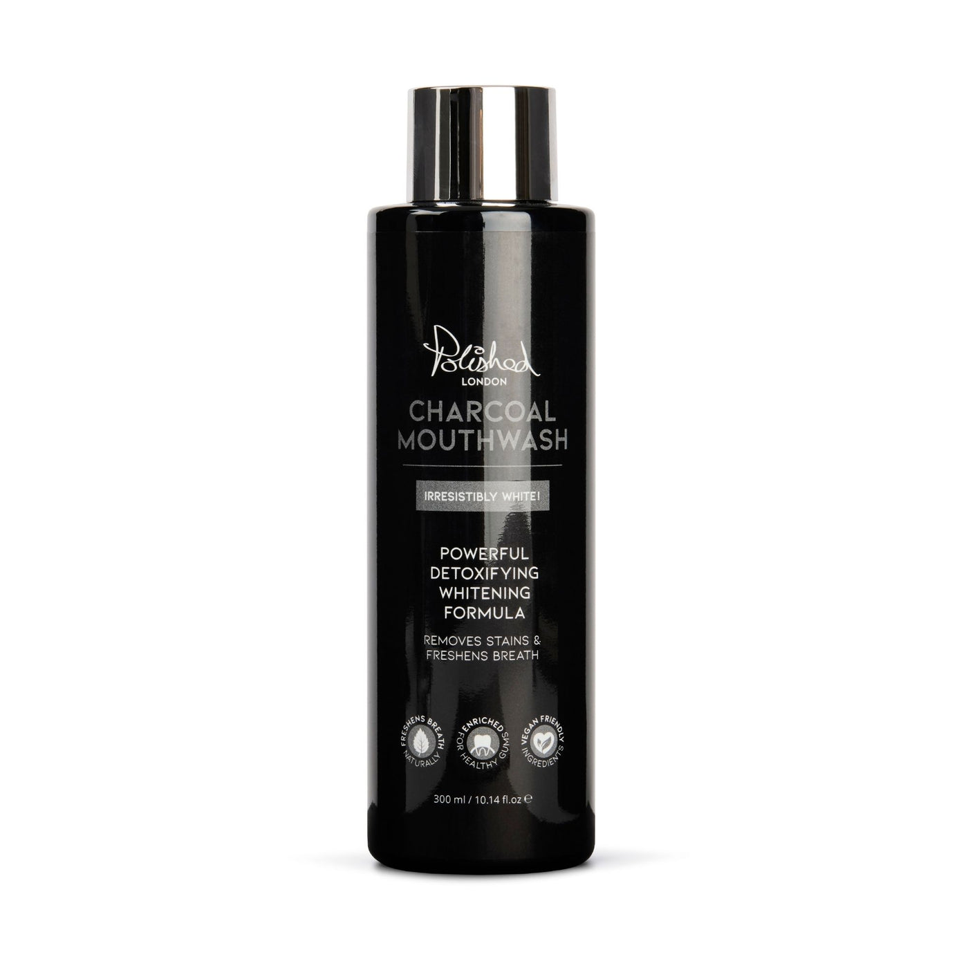 Polished London - Activated Charcoal Mouthwash 300ml