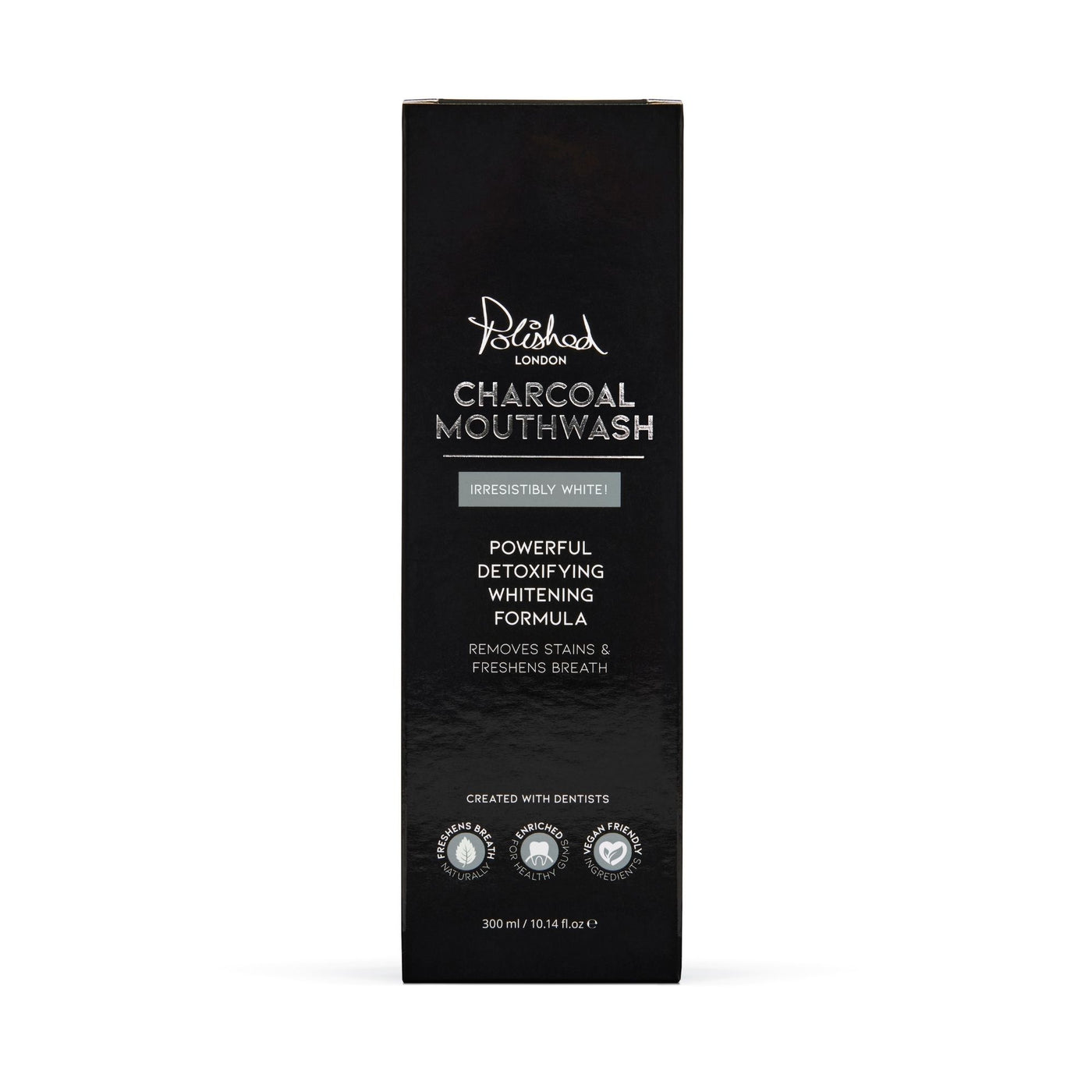 Polished London - Activated Charcoal Mouthwash 300ml
