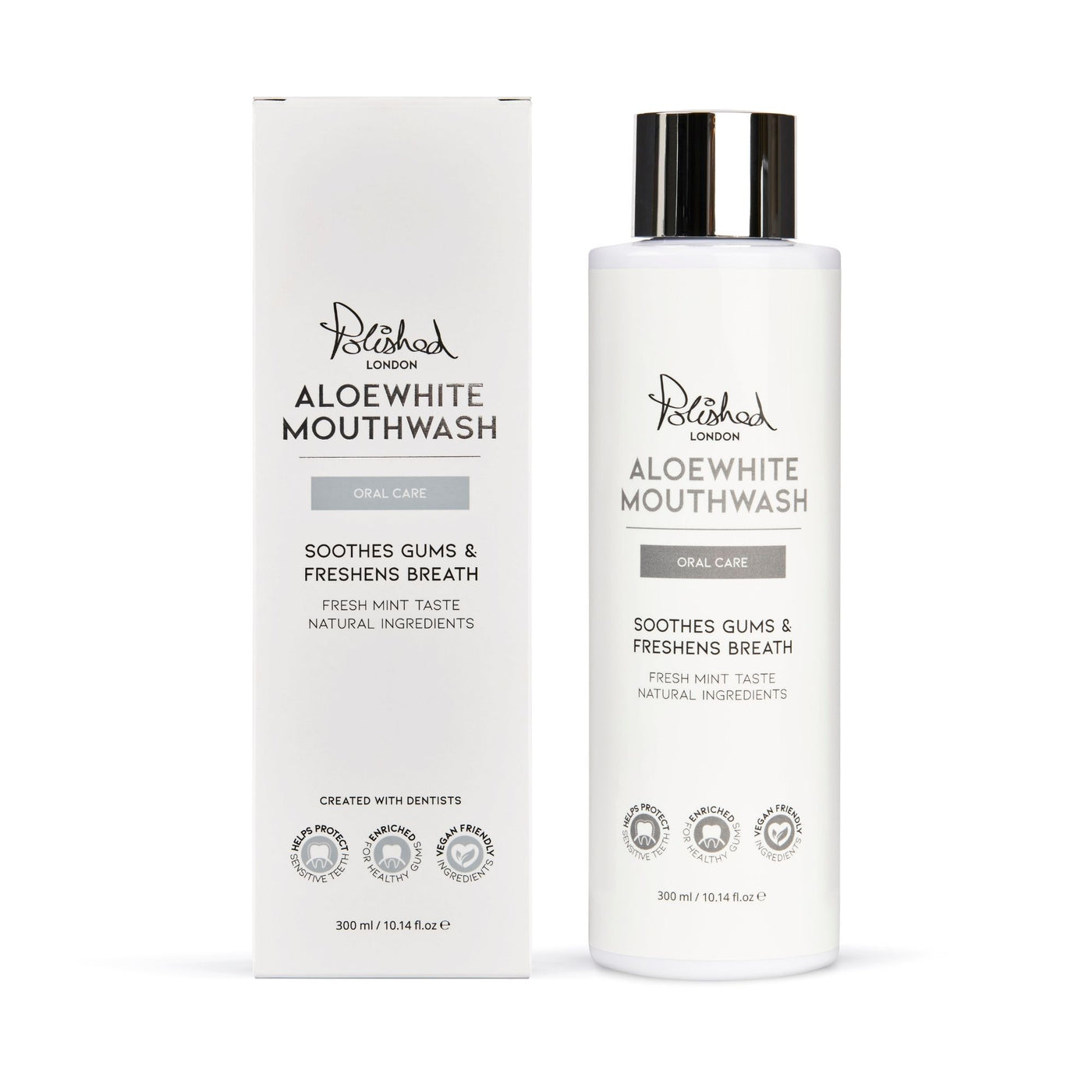 Polished London - AloeWhite Mouthwash 300ml