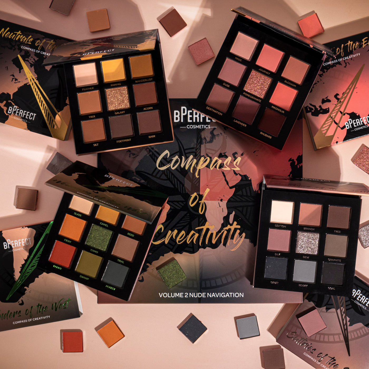 Compass of Creativity - Vol 2 - Sultries of the South Eyeshadow Palette
